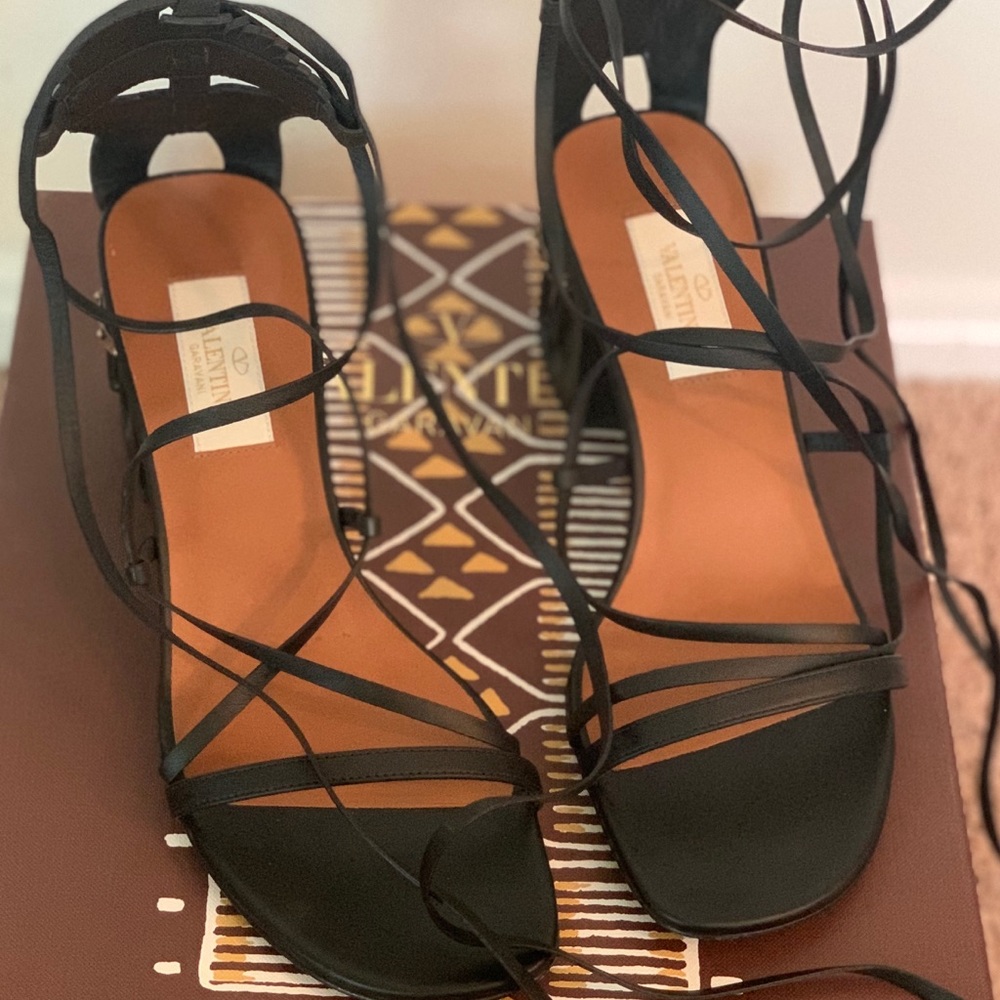 Tribe Gladiator Leather Heeled Sandals